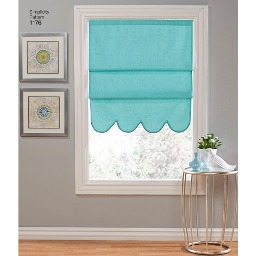 Window Treatments, Sizes: OS (ONE SIZE), Simplicity Pattern #1176 
