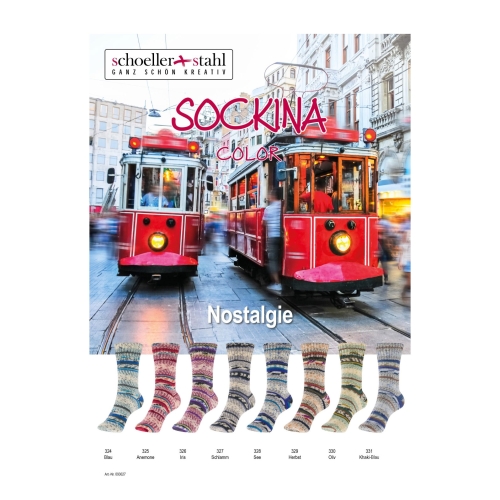 Mitmevärviline sokilõng Sockina Color, Schoeller+Stahl, 100 g = ca 420 m  