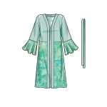 Simplicity Sewing Pattern Misses` Caftans and Wraps, SS9602 