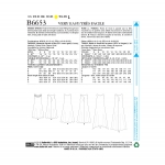Выкройка: Misses` Dress, Butterick B6653A5 