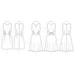 Выкройка: Misses` Dress, Butterick B6676 