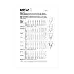 Simplicity Sewing Pattern Misses` Corsets, SS9592 