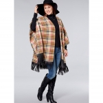 Ompelukaava: Misses` Ponchos with Button Detail, Kwik Sew K4222 