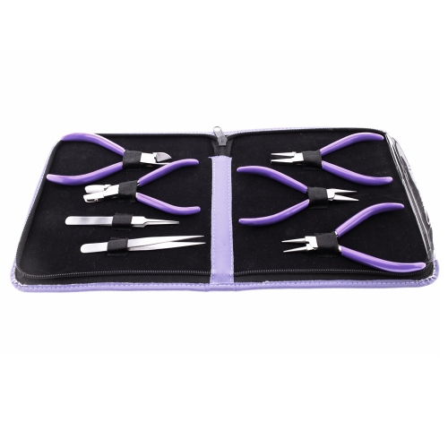 Normaalsuuruses käsitöötangide komplekt, lehtvedruga, 5ja2 tk, 13cm, PK6703 