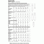 Naiste kleidid ja kombinesoonid, suurused: A (XXS-XS-S-M-L-XL-XXL), Simplicity Pattern #S9125 