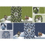 Puuvillane elastaaniga trikookangas, French Terry, Stenzo, 16513 