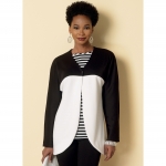 Выкройка: Misses` Curved-Seam or Cropped Jackets, Butterick B6329 