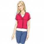 Выкройка: Misses` Curved-Seam or Cropped Jackets, Butterick B6329 