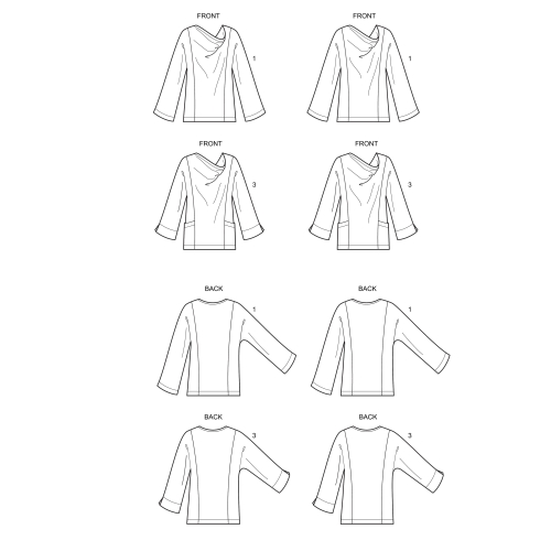 Naiste hõlmikmantlid, suurused: 16-18-20-22-24, Simplicity Pattern #S8991 