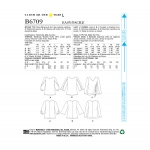Выкройка: Misses` Top, Butterick B6709 