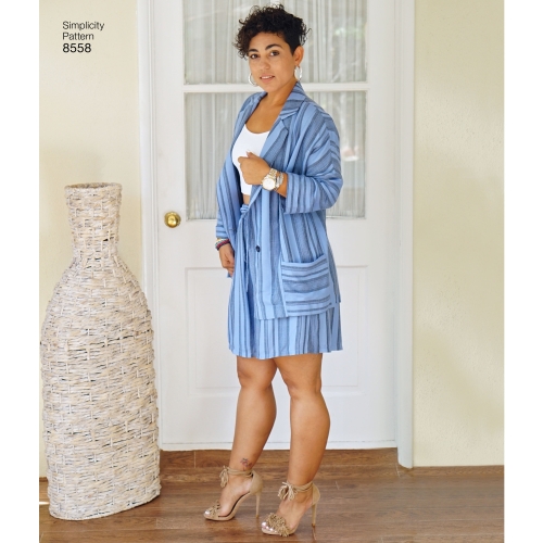 Naiste riietus Mimi G Style, Simplicity Pattern #8558 