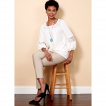 Выкройка: Misses` Square-Neck Top with Yoke, Butterick B6518 