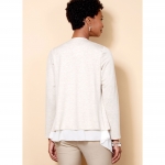 Выкройка: Misses` Cascade-Collar knit Jacket, Butterick B6527 