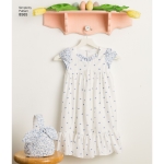 Laste Ruby Jean` kleidid ja kotikesed, suurused: A (3-4-5-6-7-8), Simplicity Pattern #8565 