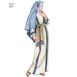 Adult Costumes, Sizes: A (XS,S,M,L,XL), Simplicity Pattern #4213 