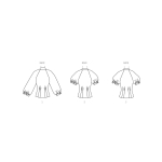 Simplicity lõikekomplekt S9818 MISSES` BLOUSES, SS9818 