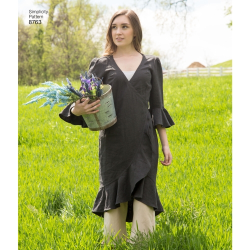 Naiste põll kleit, Simplicity Pattern #8763 