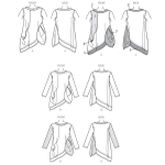 Выкройка: Misses` Tunic, Butterick B6101 