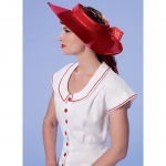 Выкройка: Misses` Button-Front, Flutter Sleeve Dresses and Sun Hat, Butterick B6363 