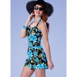 Выкройка: Misses`, sizes: Misses` Petite Bolero, Halter or Strapless Bustier, Sarong and Shorts, Butterick B6354 