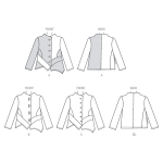 Ompelukaavat: Misses` Jacket, Butterick B6106 