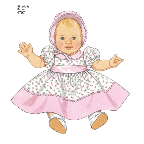 Nukuriided, suurused: A (S,M,L), Simplicity Pattern #4707 