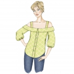 Выкройка: Misses` Top, Butterick B6562 