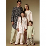 Выкройка: Misses`, sizes: Men`s, sizes: Children`s, sizes: Boys`, sizes: Girls` Buttoned Tunic and Pull-On Pants, Butterick B6429 