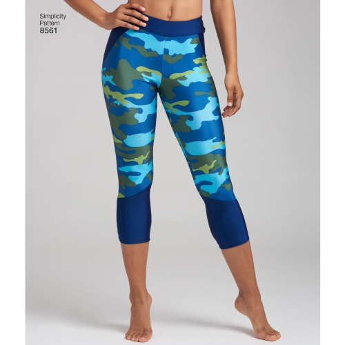 Naiste retuusid, suurused: AA (XS-S-M-L-XL), Simplicity Pattern #8561 