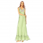 Ompelukaavat: Misses` Top, Gown and Pants, Butterick B5792 