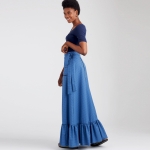 Naiste taskutegas, tagant vaheliti seelik, Simplicity Pattern #S9049 