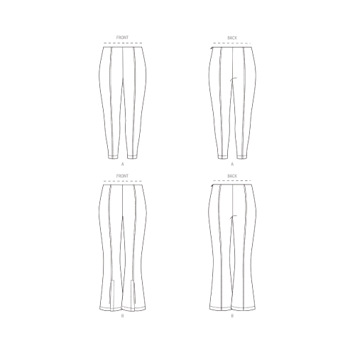Lõikekomplekt BUTTERICK B6964 WOMEN`S PANTS 