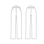 Выкройка: Misses` & Women`s Tapered Pants, A (8-10-12-14-16-18W-20W-22W-24W), Butterick, B6845A 