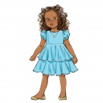 Ompelukaavat: Children`s, sizes: Girls` Dress, Butterick B6013 