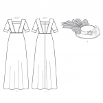 Выкройка: Misses` Costume and Hat, Butterick B6610 
