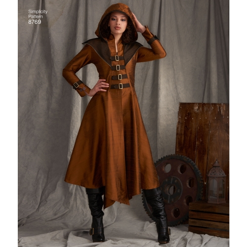 Naiste kostüüm mantlid, Simplicity Pattern #8769 