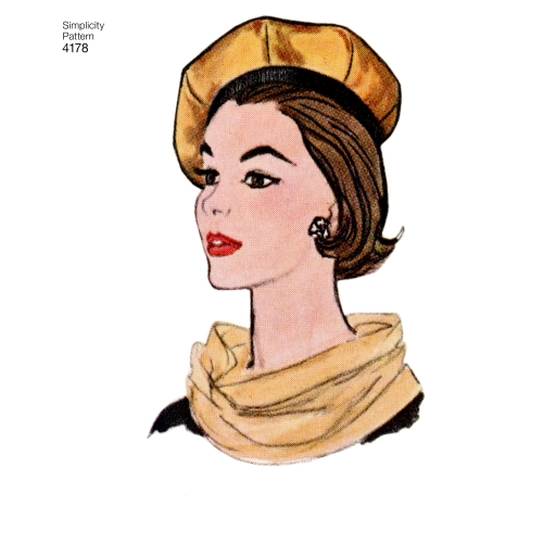 Naiste Vintage 60`ndate aksessuaarid Size: OS (ONE SIZE) Simplicity Pattern #4178 