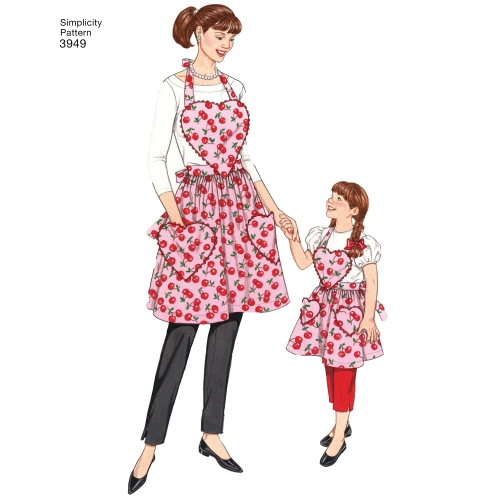 Põlled, suurused: A (S-M-L / S-M-L), Simplicity Pattern #3949 