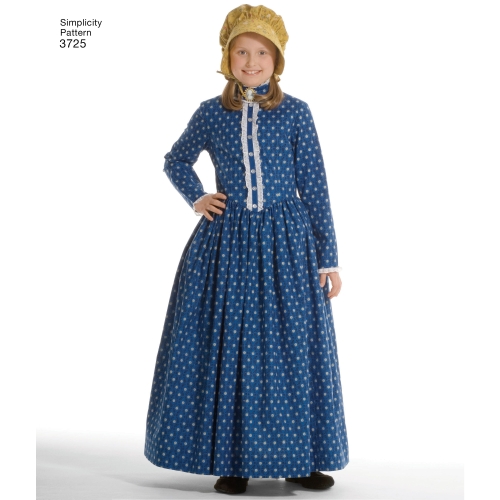 Laste ja tüdrukute kostüümid, Simplicity Pattern #3725 