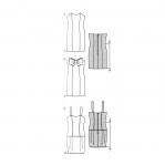 Lõiked suurustele 134-164 cm, Burda Style Nr. 9485 