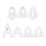Швейные выкройки Simplicity S9384 Misses` Sweatshirts 