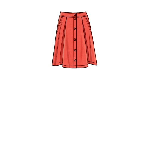 Simplicity Sewing pattern S9267 MISSES` SKIRT, SS9267H5 