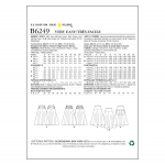 Выкройка: Misses` Skirt, Butterick B6249 