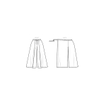 Simplicity Sewing Pattern Misses` Super Jiffy Wrap and Tie Pantskirt, SS9595OS (One Size Only) 