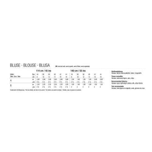 Выкройка Nr. 34-44, Burda Style Nr. 6292 