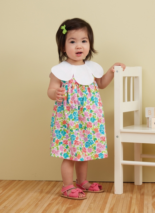 Выкройка BUTTERICK B6903 INFANTS` DRESS, PANTIES 