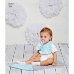 Accessories for Babies, Sizes: OS (ONE SIZE), Simplicity Pattern #1177 