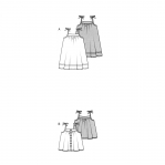 Kleit ja plus 110 - 140cm, Dress & top, Burda 9490 