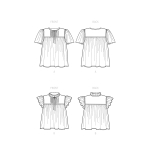 Simplicity Pattern Misses´ Tops, A (4-6-8-10-12-14-16), SS9546 