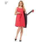 Women`s Jiffy® Reversible Wrap Dress, Simplicity Pattern #1356 